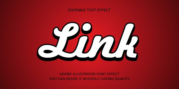 Line editable text Effect