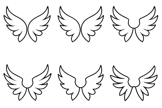 a line of flying doves with a white background