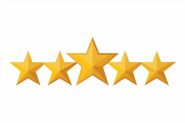 a line of gold stars with gold stars on a white background