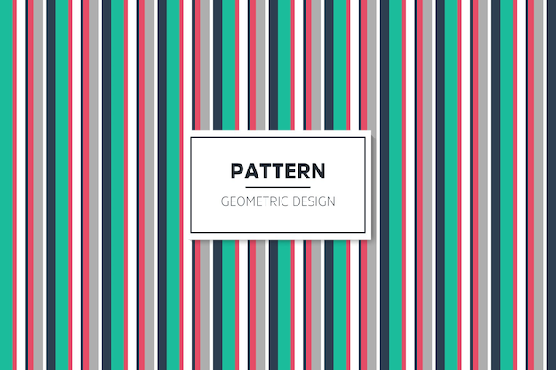 lineal colorful geometric seamless pattern