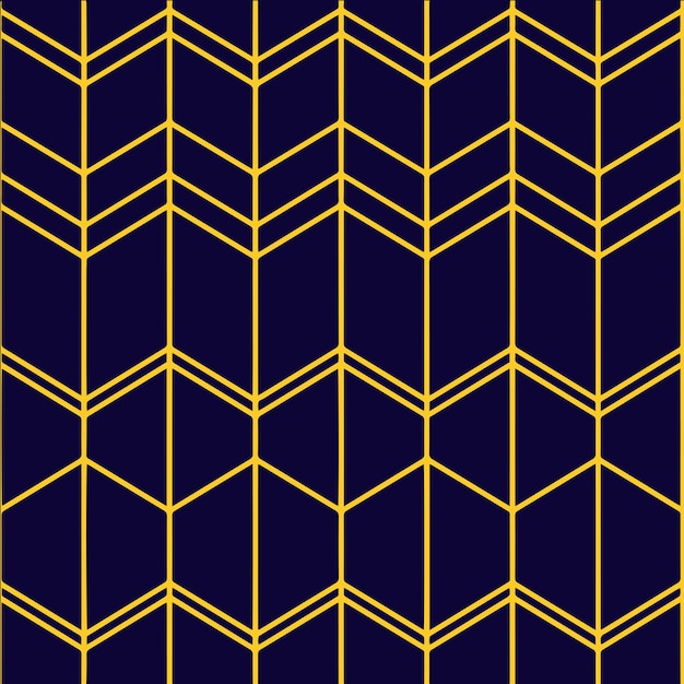 Linear Elegant Geometric Minimalist Art Deco Seamless Pattern