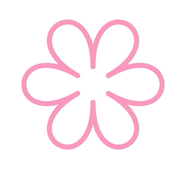 Lined Flower Icon