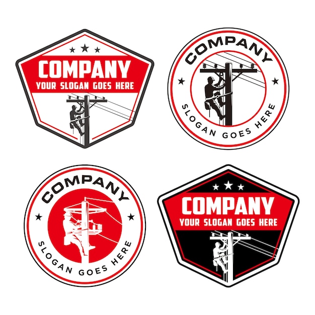 lineman logo, High Pole Electric Logo