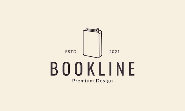 Lines stand book simple logo design vector icon symbol illustration