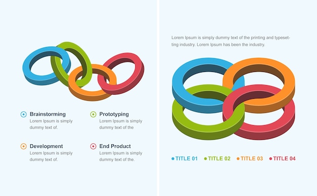 Link Building Circle Infographic Element