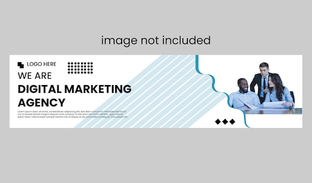 linkedin banner template for marketing agency