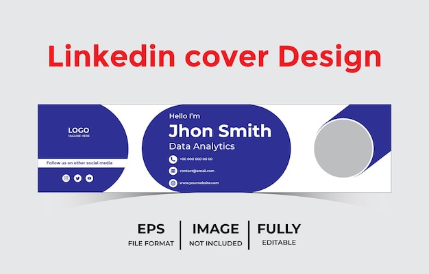 LinkedIn cover design and banner template