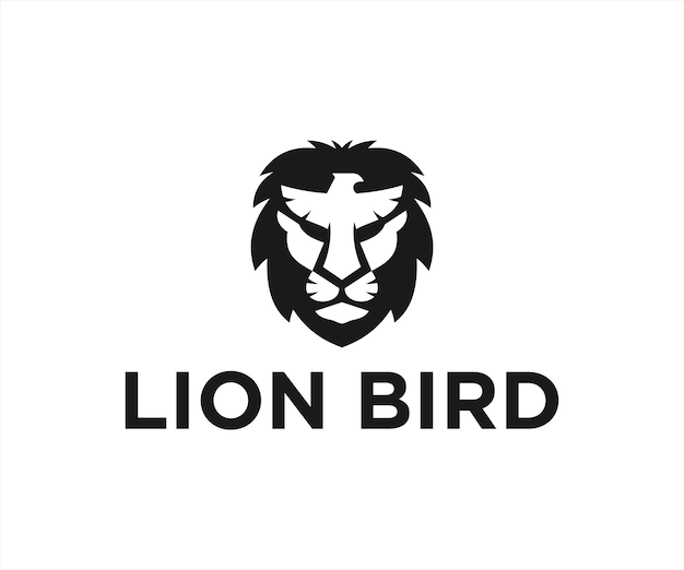 lion bird logo or lion logo