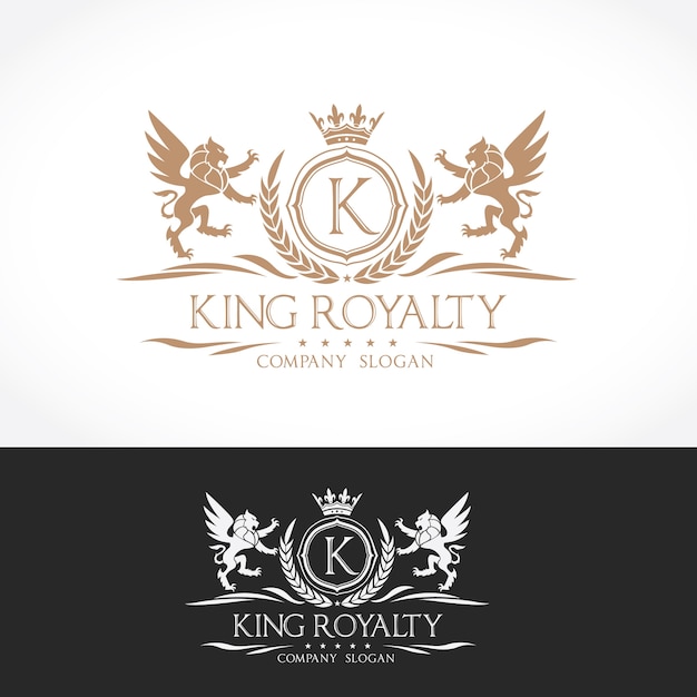 lion Crests logo. Luxury logo set design for hotel,sport club,real estate ,spa, fashion brand identity