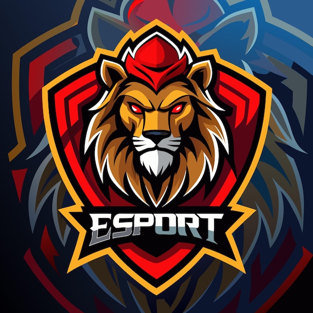 Lion Esport Logo Design