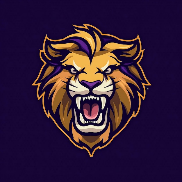 Lion Esport Logo Vector