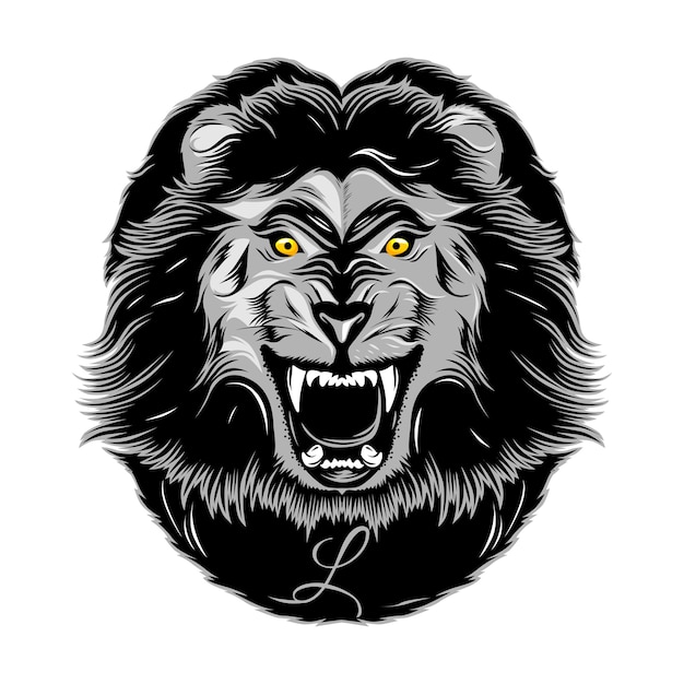 Lion Head Art