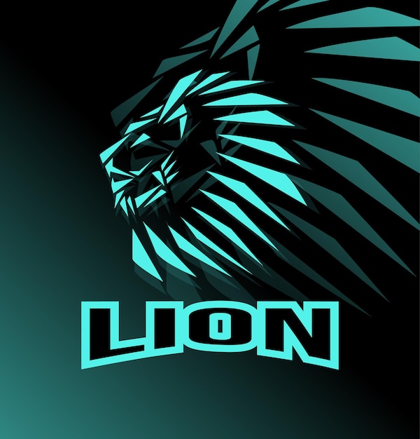 lion head esport logo