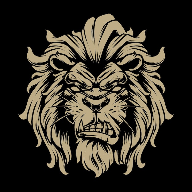 LION HEAD illustration 2