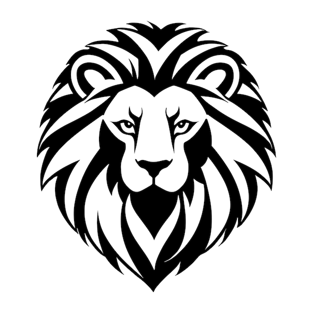 lion head logo icon