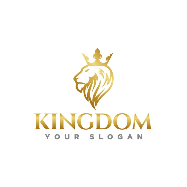 lion head logo vector