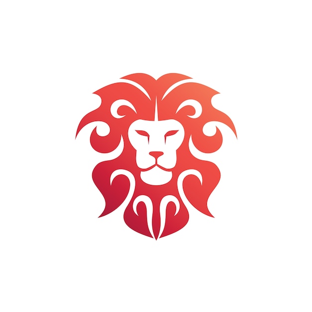 Lion Head Logo Vector