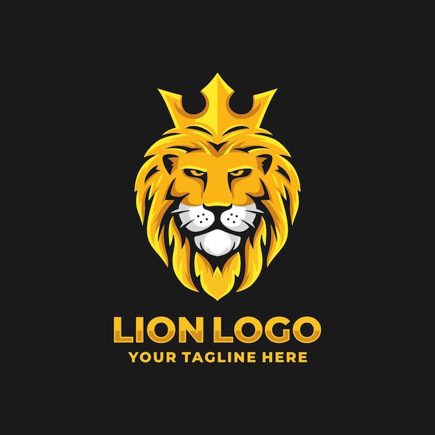 Lion head logo