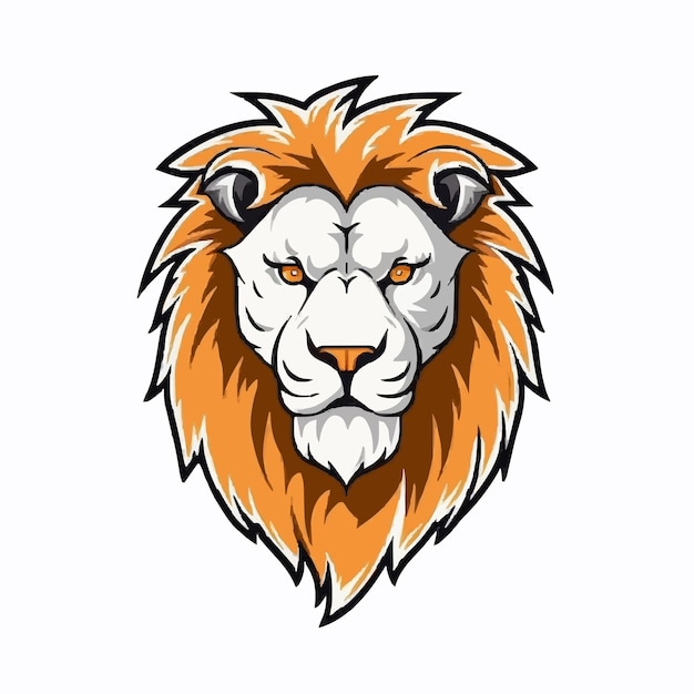 lion head vector