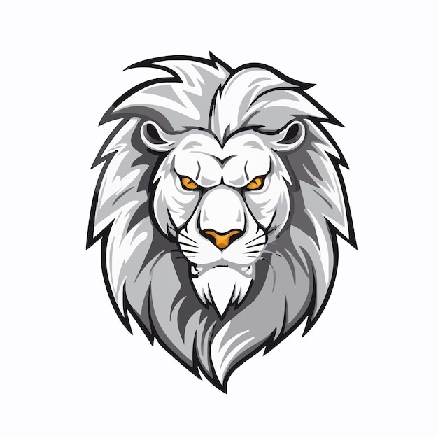 lion head vector