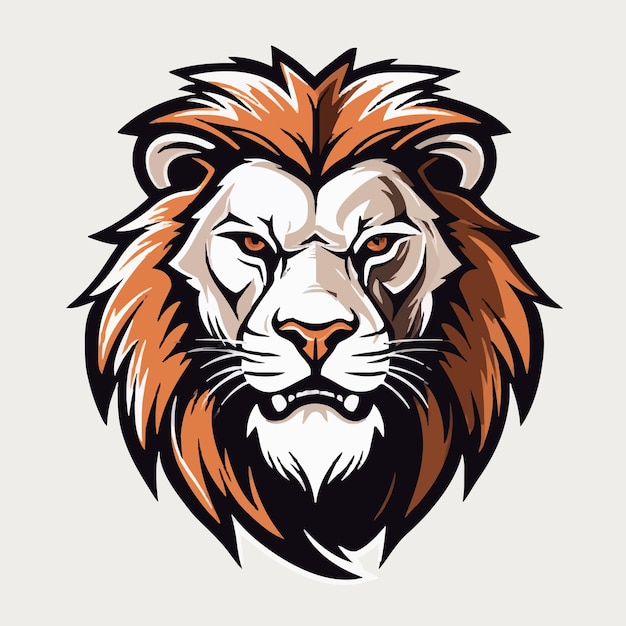 lion head vector