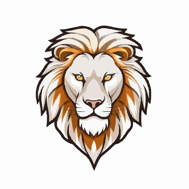 lion head vector