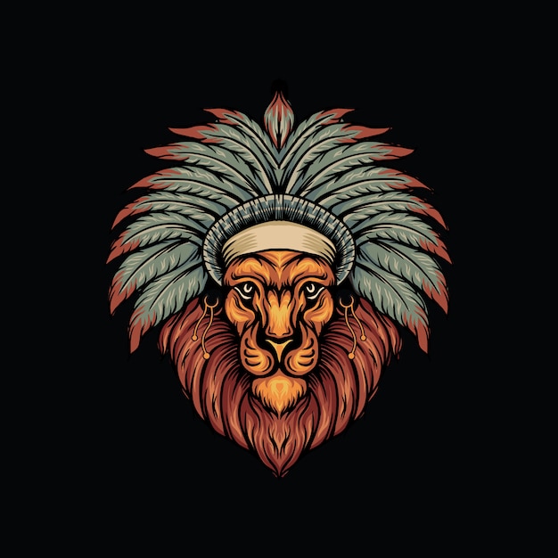 Lion indian logo