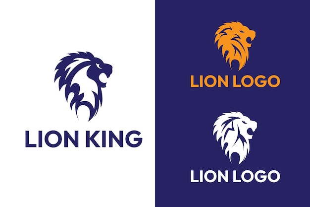 Lion king logo design