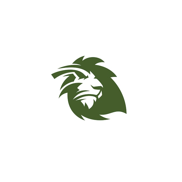 lion leaf logotype