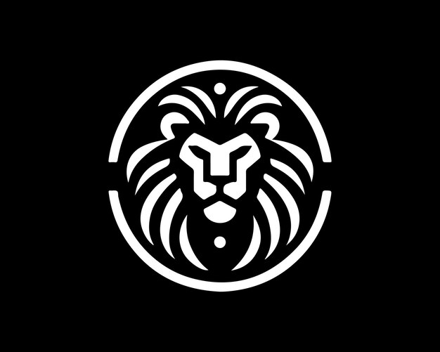 Vector lion logo design vector template lion head logo icon vector illustration