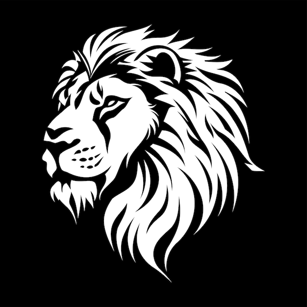 Lion logo design vector template