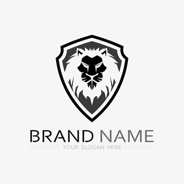 Lion Logo Template vector icon