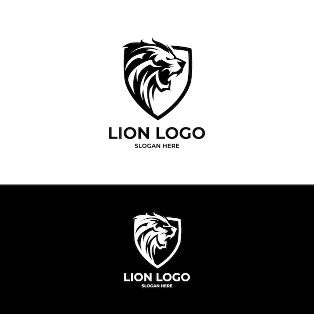 Lion logo with the title'lion logo '