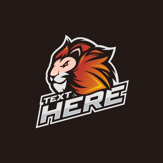 Lion Mascot Logo