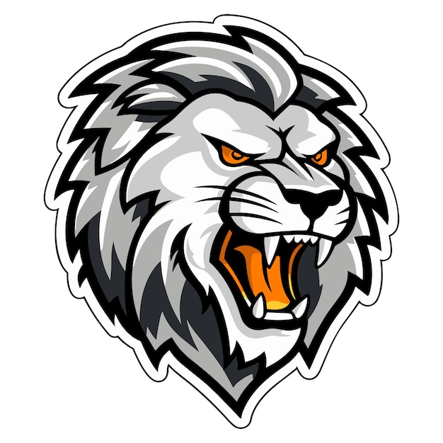 Lion Mascot Vector Illustration