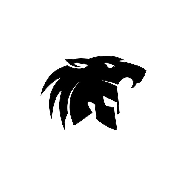 lion spartan logo