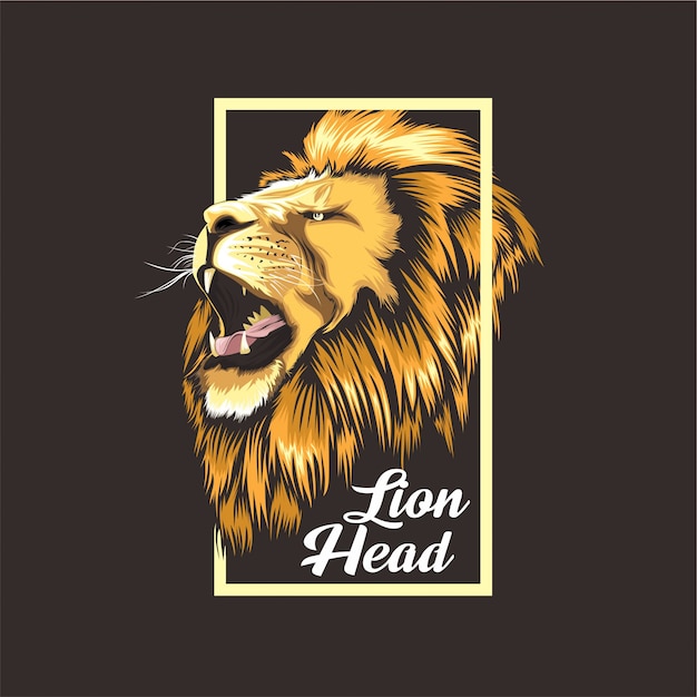 Lion t-shirt design