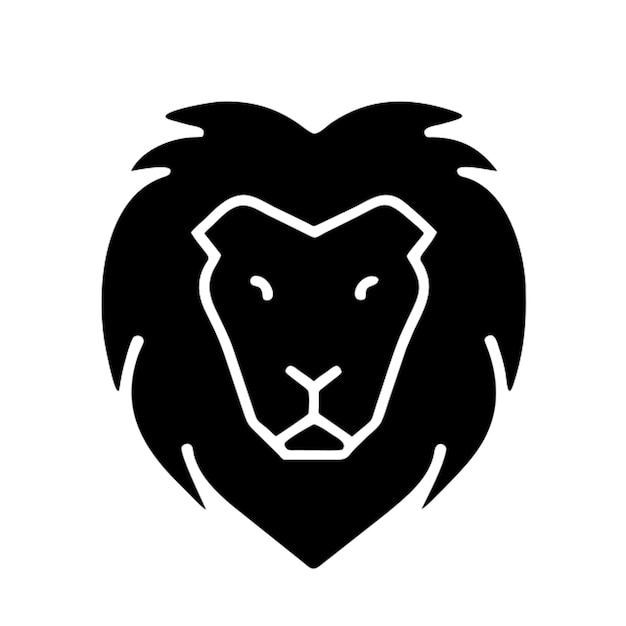 lions silhuette pictogram