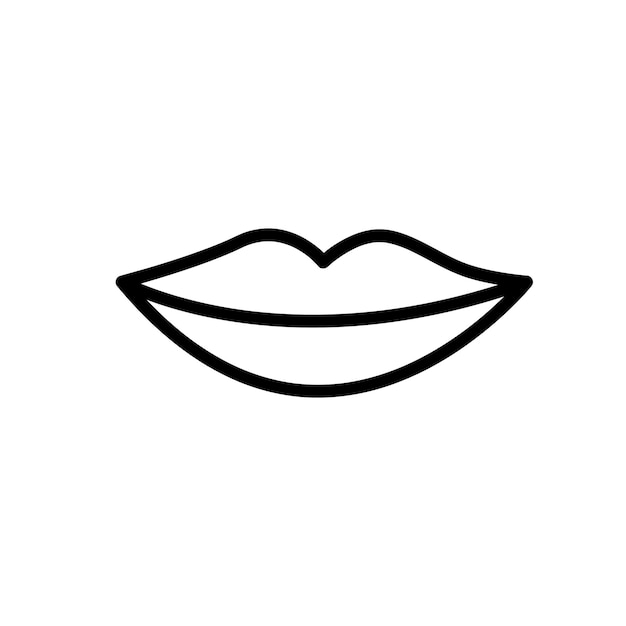 Lips icon Taste Vector graphics