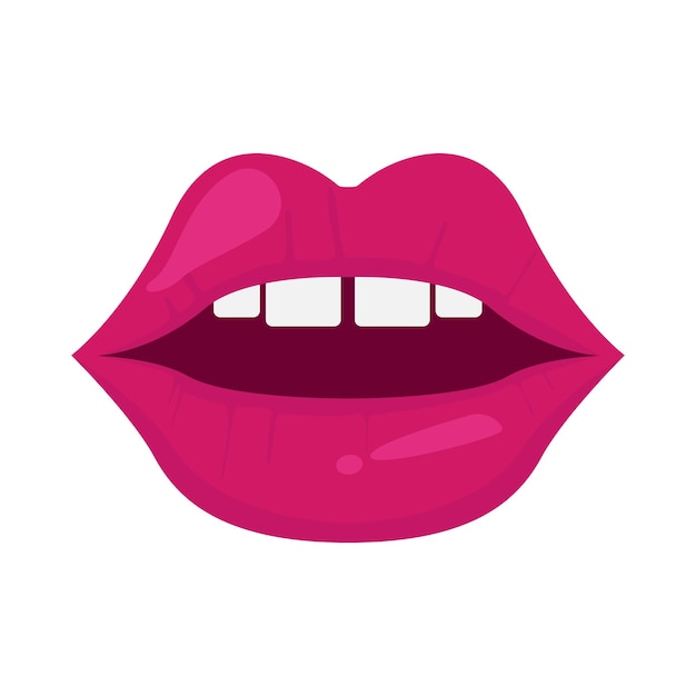 Vector lips illustration