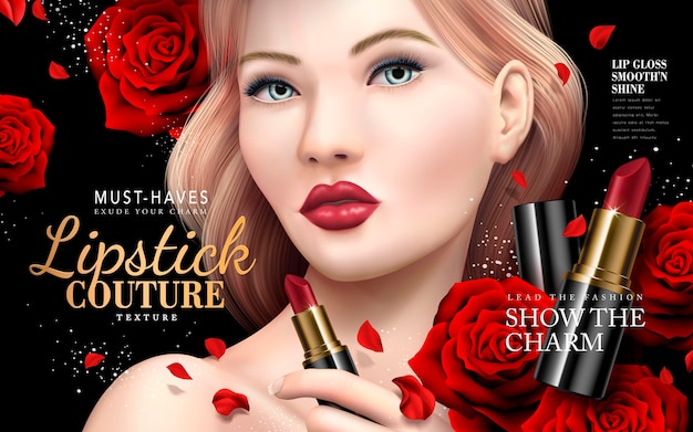 lipstick couture ad