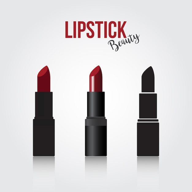 Lipstick silhouette set