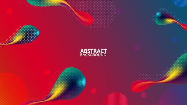 Liquid Abstract Background Template