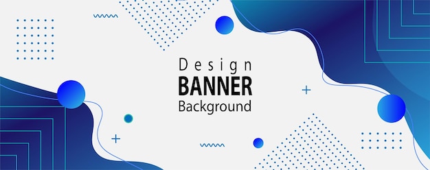 Liquid abstract banner design. Modern Graphic Template Banner Pattern for social media and web