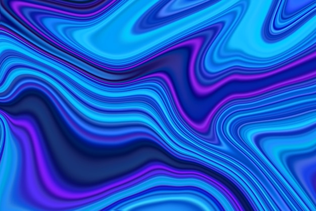 Liquid background Abstract 3d render futuristic background design modern illustration