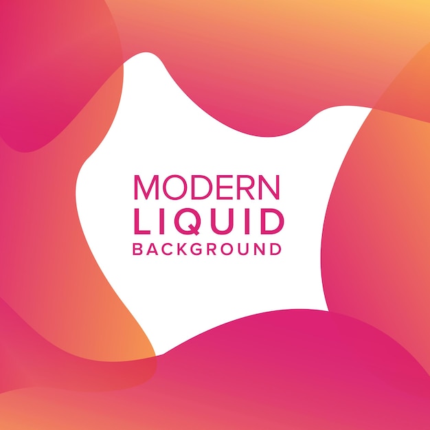 Liquid color background design Fluid gradient shapes composition Frame design banner and poster Eps10 vector