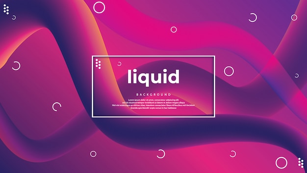 Liquid color background design