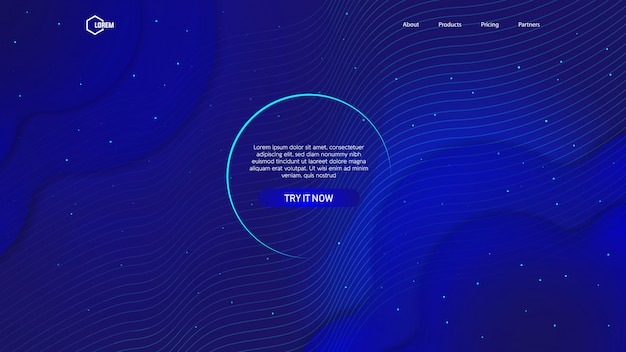 Liquid color background for Landing page web.