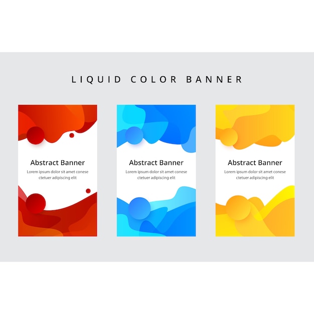 Liquid Color Business Banner