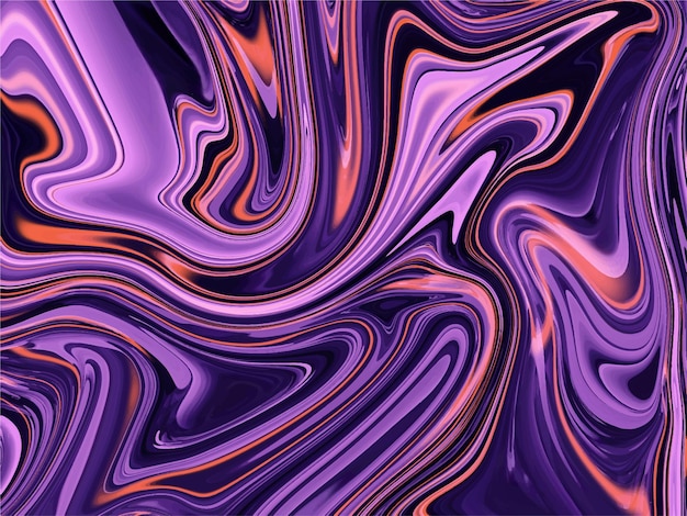 Liquid color marble style background elegant purple colored liquid background